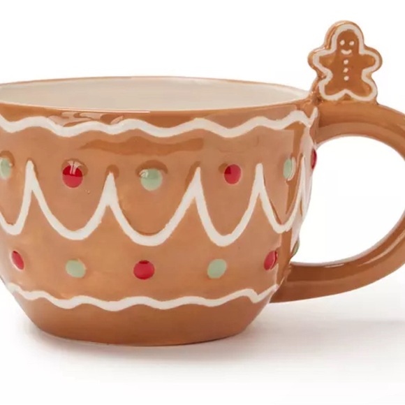 Set of 6 Gingerbread Man Figural Mugs, 18 Oz. - Picture 2 of 12